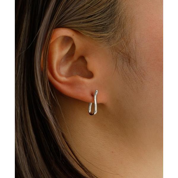 ピアス ノットアレ「金属アレルギー対応」シンプル ラウンド Curveピアス「NOA0102」 レデ...