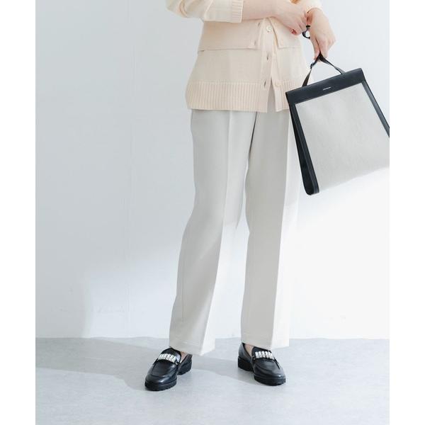 パンツ ウォッシャブルセンタープレスパンツ レディース