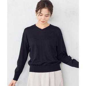 レディース ニット UVカット　ベーシック　Ｖネックニット｜ZOZOTOWN Yahoo!店