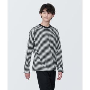 tシャツ 紳士 天竺編みクルーネック長袖Tシャツ...の商品画像