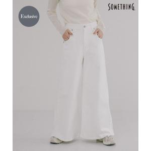ジーンズ デニム デニムパンツ 「別注」SOMETHING×URBAN RESEARCH　 SUPER LISAWIDE レディース