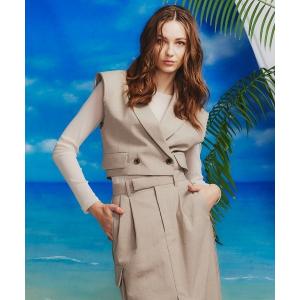 HYKE（ハイク） ニットベスト - ネイビー レディース : ZOZOTOWN Yahoo