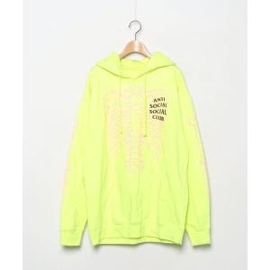 「ANTI SOCIAL SOCIAL CLUB」 プルオーバーパーカー L イエロー MEN