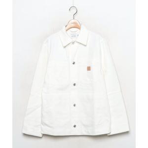 「Maison Kitsune」 ジャケット「cafe kitsuneコラボ」 X-SMALL ホワイト メンズ｜zozo