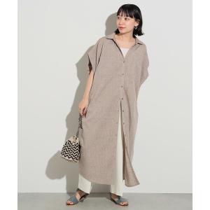 ワンピース レディース BEAMS HEART / オーバーショルダー ワンピース｜zozo