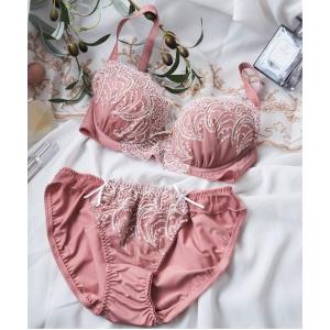 ブラジャー ショーツセット 「ノンワイヤーみたいな着け心地」柔らかいのに胸をしっかり支えてくれるソフトワイヤーブラ＆ショーツ