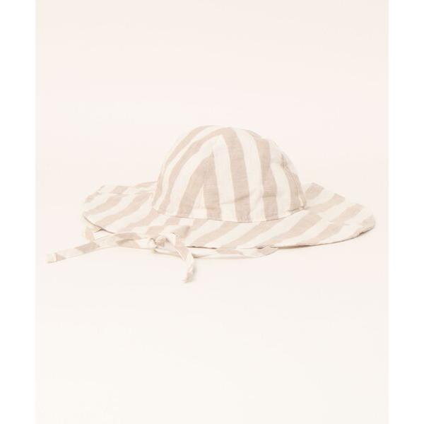 ベビー 「Bs」「it」「Rylee＋Cru」FLOPPY SUN HAT | GREY STRIP...
