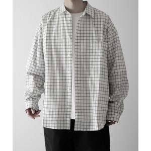 シャツ ブラウス メンズ 「RUUBON」TC check regular shirt / TC チェック柄 レギュラーシャツ