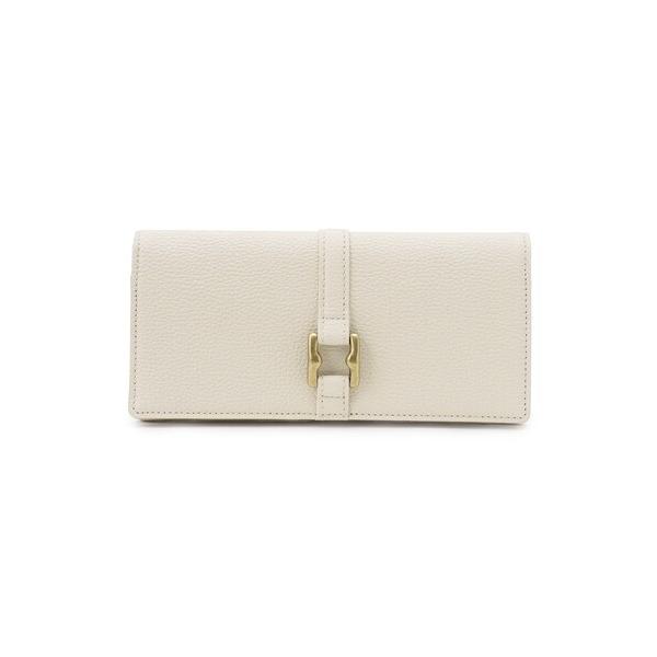 財布 スリム ロング ウォレット ライトシュリンク レディース