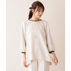 Rose Tiara（ローズティアラ） ブラウス シャツ ジョーゼットパール付