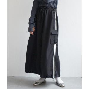 SLY（スライ） ロング スカート 夏 FRONT ZIP CARGO SK フロント