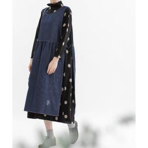 nop de nod（ノップドゥノッド） フロントポケットワークワンピース