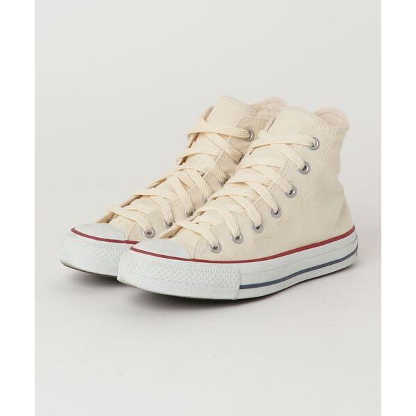 「CONVERSE」 ハイカットスニーカー 22cm ベージュ レディース