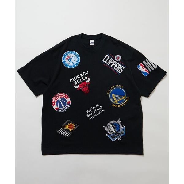 「NBA」 半袖Tシャツ MEDIUM ブラック メンズ