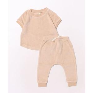 ベビー キッズ 「Quincy Mae」 TERRY TEE + PANT SET | BLUSHの商品画像