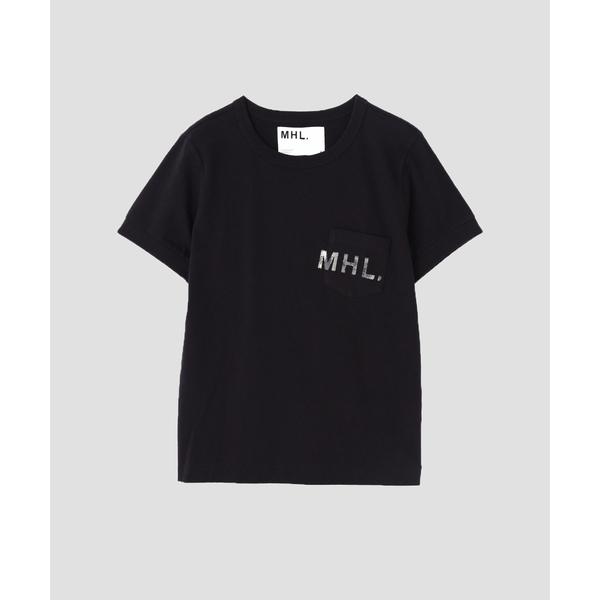 「MHL.」 半袖Tシャツ 3 ブラック レディース