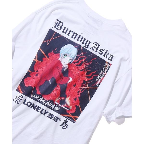 「LONELY/論理」 半袖Tシャツ L ホワイト メンズ