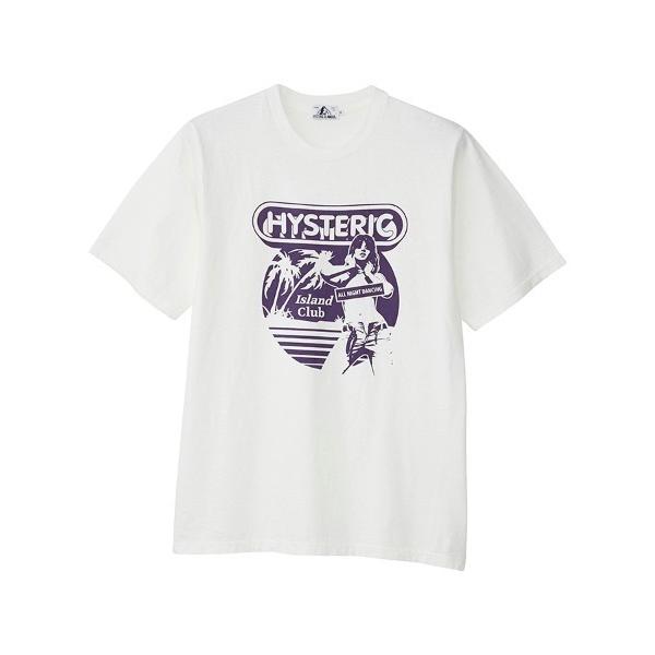 「HYSTERIC GLAMOUR」 半袖Tシャツ MEDIUM ホワイト メンズ