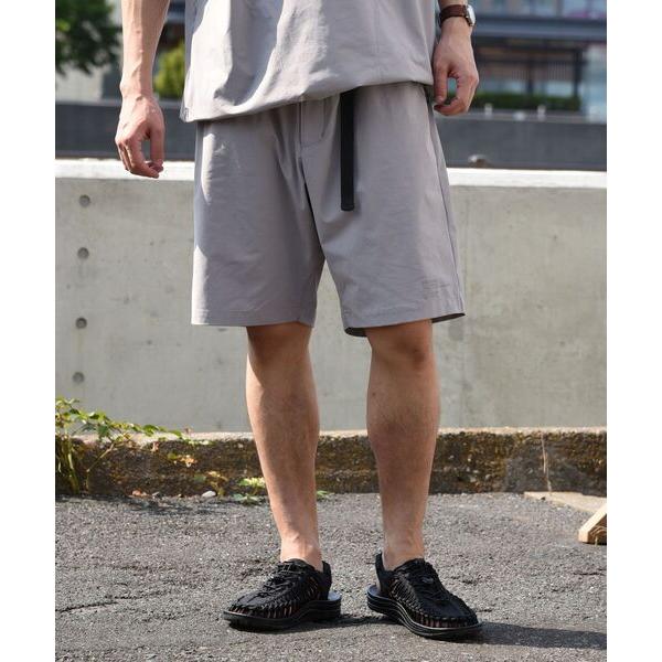 「SHIPS」 ハーフパンツ MEDIUM チャコールグレー メンズ