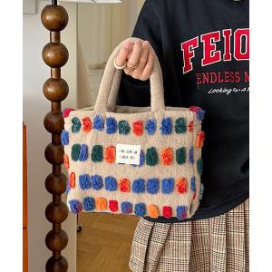 トートバッグ カラフルデザイントートバッグ レディース