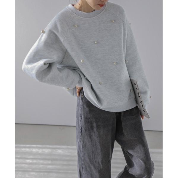 トレーナー スウェット 裏起毛パールスウェット レディース