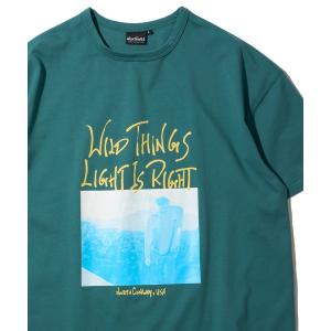 メンズ tシャツ Tシャツ 「WILD THINGS/ワイルドシングス」CLIMBING LIGHT IS RIGHT / シルケット天竺 フォトプリ｜zozo