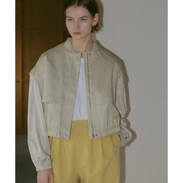 ブルゾン アウター LAYERD COMBI BLOUSON レディース