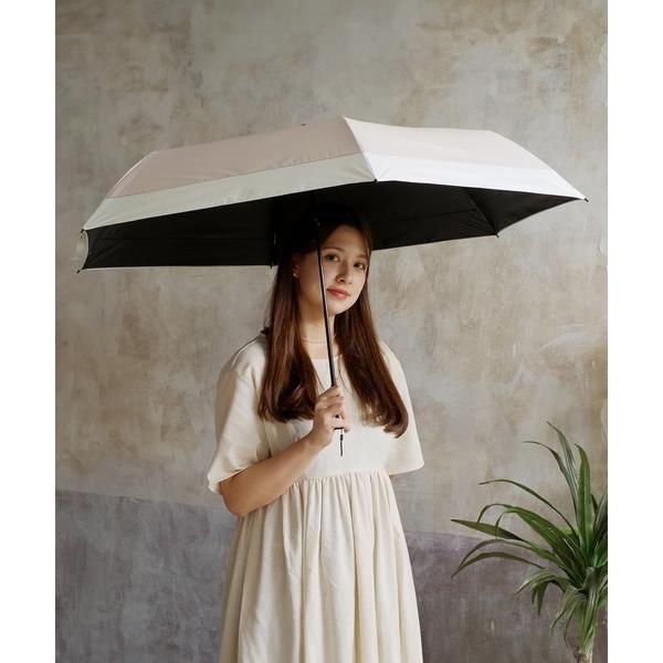折りたたみ傘 「日傘 晴雨兼用」sun shade bicolor 60cm レディース メンズ