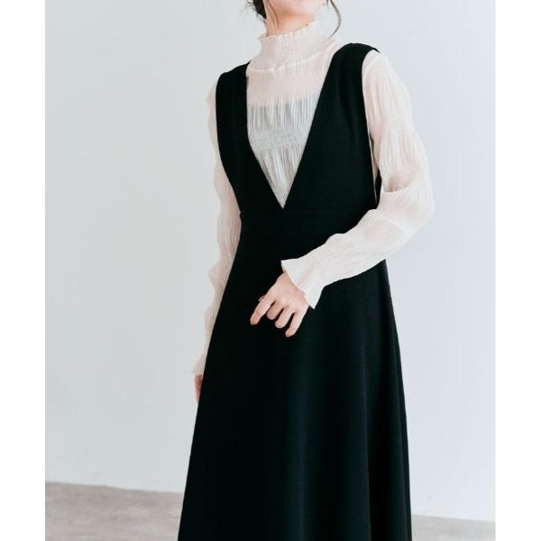 ジャンパースカート 「mochiz」全方向 ストレッチ フレア ジャンパー スカート ジャンスカ