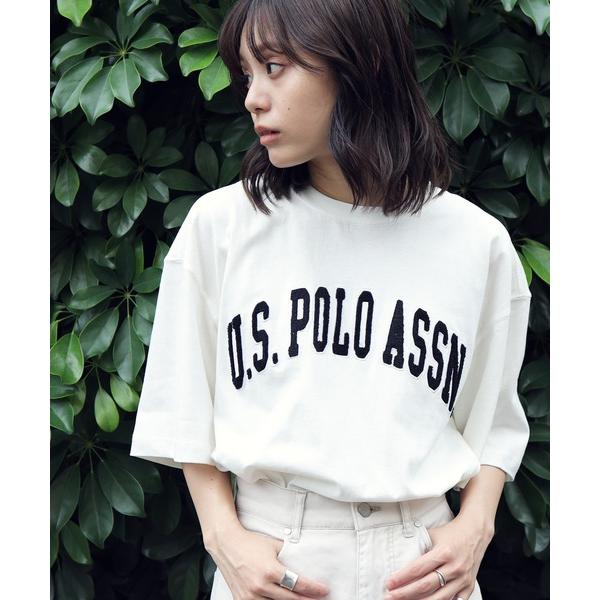 「U.S. POLO ASSN.」 半袖Tシャツ LARGE ホワイト系その他 メンズ