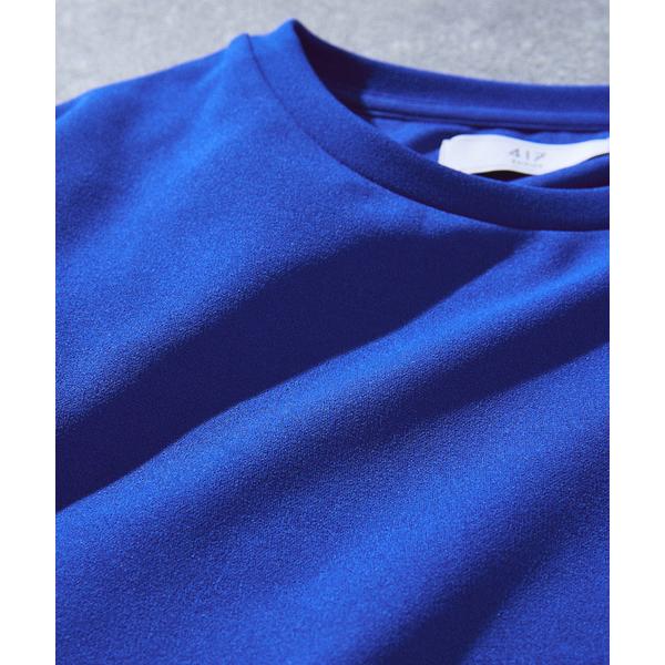 「417 EDIFICE」 半袖Tシャツ SMALL ブルー メンズ