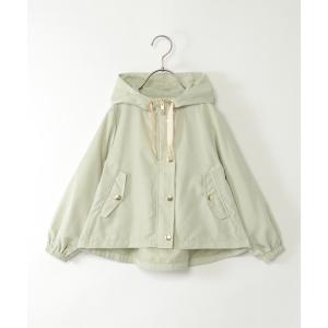 ブルゾン アウター サテン比翼マウンテンパーカー（120~160cm） キッズ 子供服 女の子