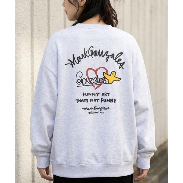 トレーナー スウェット 「90」「Mark Gonzales / マーク ゴンザレス」別注 ハートモ...