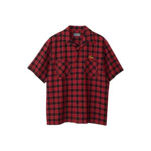 シャツ ブラウス メンズ KINKY HYSTERIC刺繍 オープンカラーシャツ｜ZOZOTOWN Yahoo!店