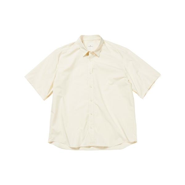 シャツ 半袖 COTTON WEATHER YOKE LOGO PRINT S/S SHIRT メン...