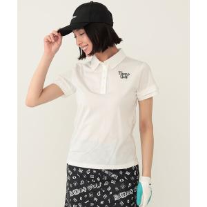 ポロシャツ レディース BEAMS GOLF ORANGE LABEL / フリル袖 ポロシャツ