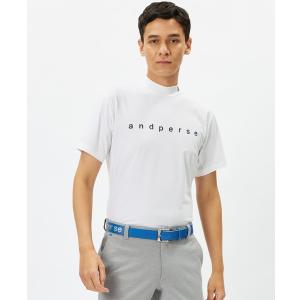 and per se tシャツ リファインドライ半袖モックネックシャツ