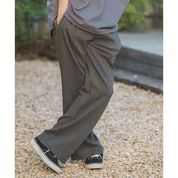 パンツ mp11846-ピンタック入りポンチフレアパンツ メンズ