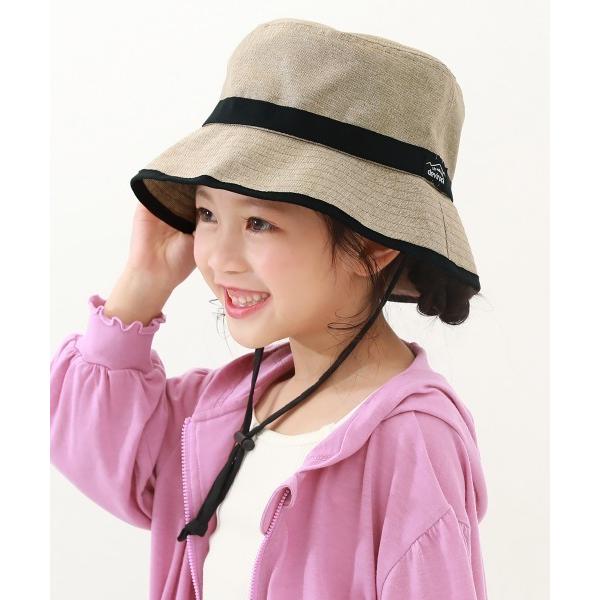 帽子 ハット UVカット 親子で使える 折りたためるバケットハット キッズ 子供 男の子 女の子