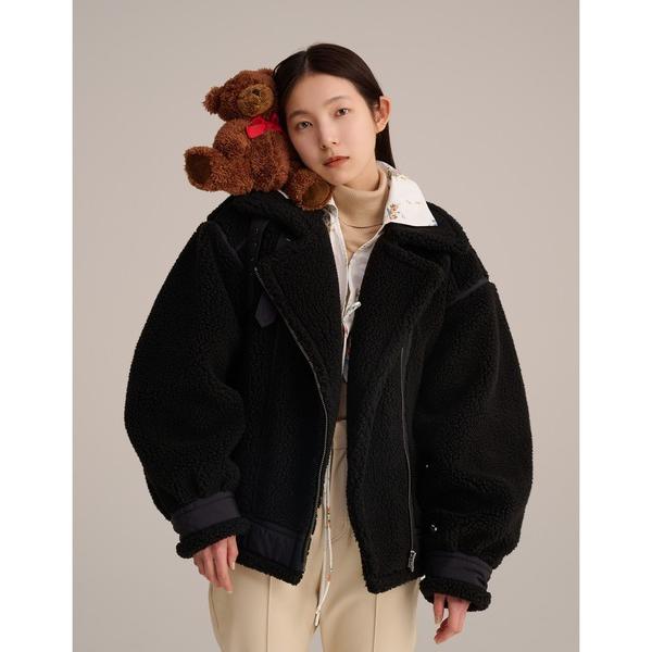 コート アウター AVIREX x little sunny bite Boa jacket レディ...