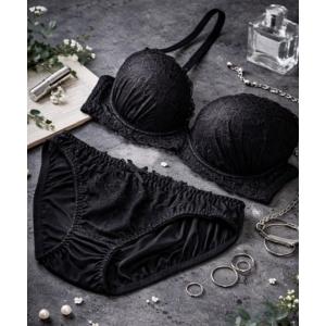 ブラジャー ショーツセット エレガントレースモールドブラジャー＆ショーツセット