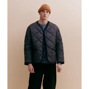 コート ジャケット BIG QUILT COLLARLESS JACKET MENS / ビッグ キルト カラーレス ジャケット メンズ メンズ