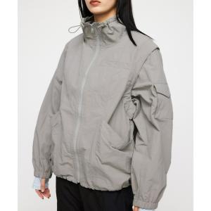 LAGUA GEM（ラグアジェム） ブルゾン アウター HOODIE ZIP STITCH