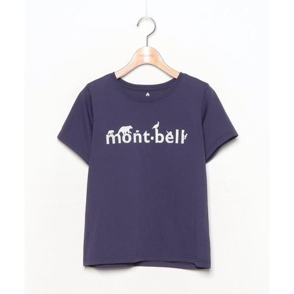 「mont-bell」 半袖Tシャツ S パープル レディース