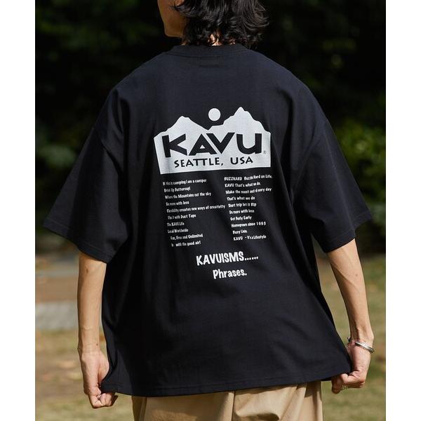 「FREAK&apos;S STORE」 半袖Tシャツ「KAVUコラボ」 MEDIUM ブラック メンズ