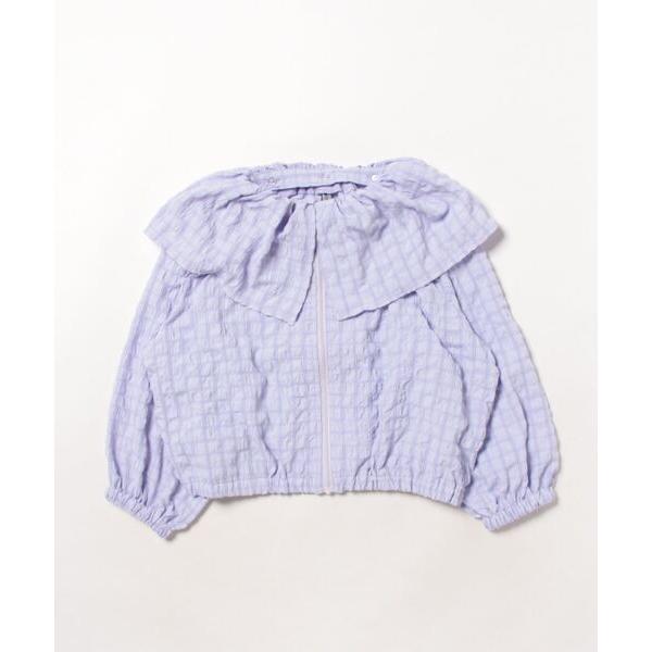 コート アウター スクエアシャーリングフリルカラージャケット キッズ 子供服 女の子