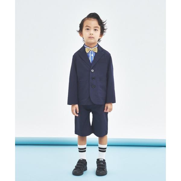 セレモニースーツ フォーマル 発表会 卒園式 入学式 速乾タフタテーラードジャケット キッズ 子供服...
