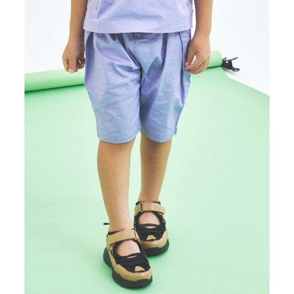 パンツ ライトストレッチツイルタックショートパンツ キッズ 子供服 男の子 女の子