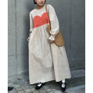 ワンピース INDIAベアデザインドッキングレースワンピース レディース