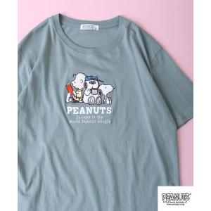 tシャツ Tシャツ レディース PEANUTS スヌーピー 半袖 Tシャツ｜zozo